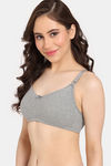 Rosaline Cyber Grove Everyday Double Layered Non Wired 3/4th Coverage T-Shirt Bra (Pack of 2) - Multicolor — thumbnail 8